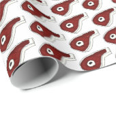 Cartoon GRILLEN Steak Packpapier (Rolleneckpunkt)