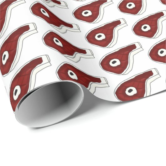 Cartoon GRILLEN Steak Packpapier (Rolleneckpunkt)