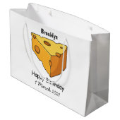 Cartoon Große Geschenktüte (Rückseite Schrägansicht)