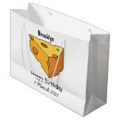 Cartoon Große Geschenktüte (Vorderseite Schrägansicht)