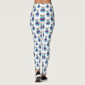 Cartoon Großes Tit mit Ostereier Leggings (Rückseite)