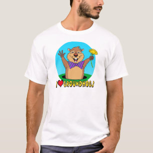 Cartoon Groundhog T-Shirt