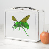 Cartoon, grün und Limon Metall Lunch Box (Beispiel)