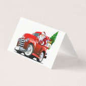 Cartoon Gruß Weihnachtskarte (Vorderseite)