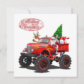 Cartoon Gruß Weihnachtskarte (Vorderseite)