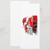 Cartoon Gruß Weihnachtskarte (Vorne/Hinten)