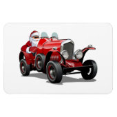 Cartoon Gruß Weihnachtskarte Magnet (Horizontal)