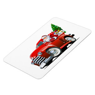 Cartoon Gruß Weihnachtskarte Magnet
