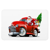 Cartoon Gruß Weihnachtskarte Magnet (Horizontal)