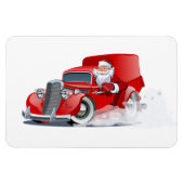 Cartoon Gruß Weihnachtskarte Magnet (Horizontal)