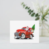 Cartoon Gruß Weihnachtskarte Postkarte (Stehend Vorderseite)