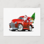 Cartoon Gruß Weihnachtskarte Postkarte (Vorderseite)