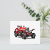 Cartoon Gruß Weihnachtskarte Postkarte (Stehend Vorderseite)