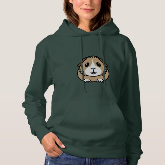 Cartoon Guinea Pig Hoodie Sweatshirt (Vorderseite)