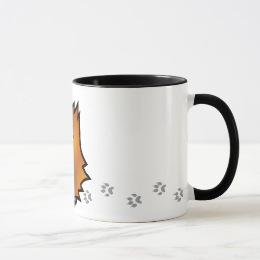 Cartoon Guinea Schweinefleisch (Peeling) Tasse (Rechts)