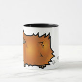 Cartoon Guinea Schweinefleisch (Peeling) Tasse (Zentrum)