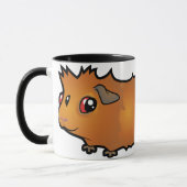 Cartoon Guinea Schweinefleisch (Peeling) Tasse (Links)