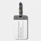 Cartoon Hagrid und Fang Character Art Gepäckanhänger (Rückseite vertikal)