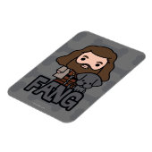 Cartoon Hagrid und Fang Character Art Magnet (Linke Seite)