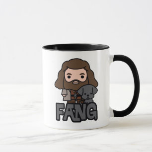 Cartoon Hagrid und Fang Character Art Tasse