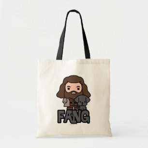 Cartoon Hagrid und Fang Charakterkunst Tragetasche