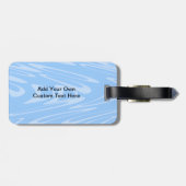 Cartoon-Haifisch Gepäckanhänger (Rückseite horizontal)