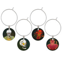 Cartoon Halloween Monsters - Zombie Skull Devil