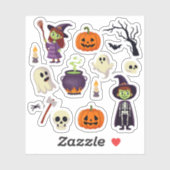 Cartoon Halloween Sticker Collection (Blatt)