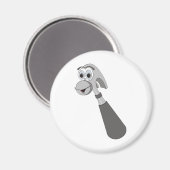 Cartoon Hammer Magnet (Vorderseite/Rückseite)