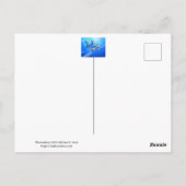 Cartoon Hammerhead Shark Postkarte (Rückseite)