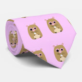 Cartoon Hamster Krawatte (Gerollt)