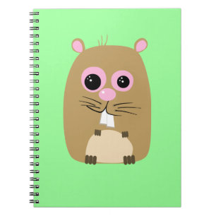 Cartoon-Hamster-Notizbuch Notizblock