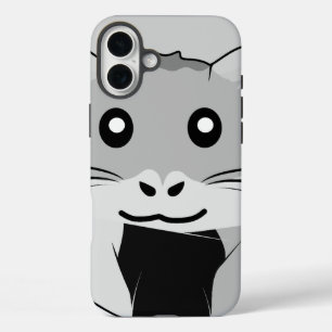 Cartoon Hamster Scarfed Joy iPhone 16 Plus Hülle