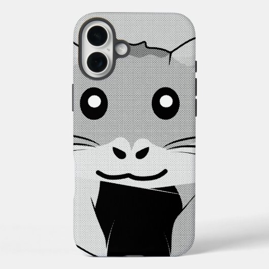 Cartoon Hamster Scarfed Joy Case-Mate iPhone Hülle (Rückseite)