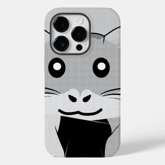 Cartoon Hamster Scarfed Joy Case-Mate iPhone Hülle (Rückseite)