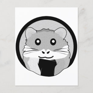 Cartoon Hamster Scarfed Joy Flyer