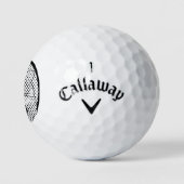 Cartoon Hamster Scarfed Joy Golfball (Logo)