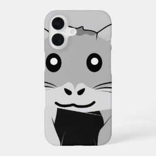 Cartoon Hamster Scarfed Joy iPhone 16 Hülle