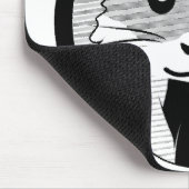 Cartoon Hamster Scarfed Joy Mousepad (Ecke)