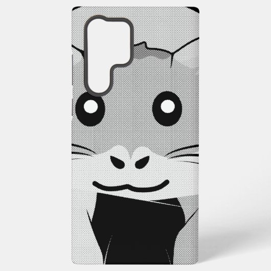 Cartoon Hamster Scarfed Joy Samsung Galaxy Hülle (Rückseite)