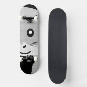 Cartoon Hamster Scarfed Joy Skateboard (Vorderseite)
