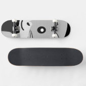 Cartoon Hamster Scarfed Joy Skateboard (Horizontal)