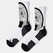 Cartoon Hamster Scarfed Joy Socken (Links)