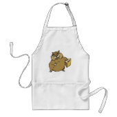Cartoon Hamster Schürze (Vorne)