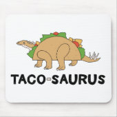Cartoon Hand Drawn Taco Dinosaur Tacosaurus Rex Mousepad (Vorne)