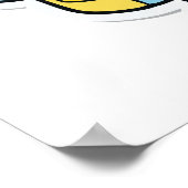 Cartoon Happy Book Poster (Ecke)