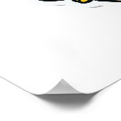 Cartoon Happy Pencil Poster (Ecke)