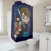 Cartoon Harry Potter Chamber of Secrets Graphic Duschvorhang (Beispiel)