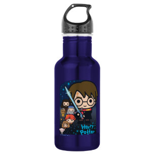 Cartoon Harry Potter Chamber of Secrets Graphic Trinkflasche