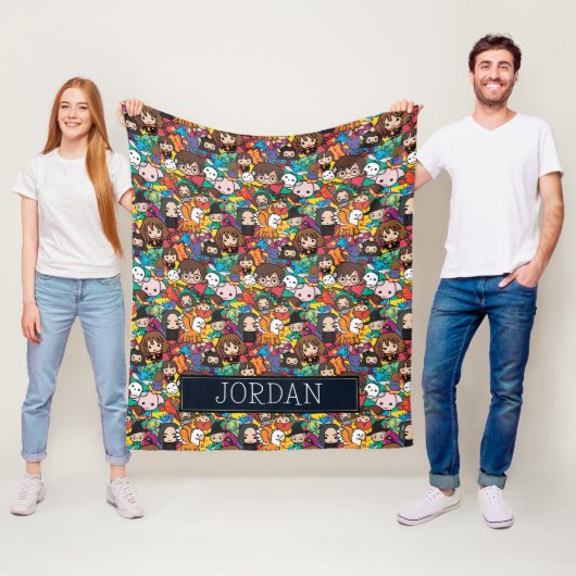 Cartoon Harry Potter Character | Add Your Name Fleecedecke (Beispiel)